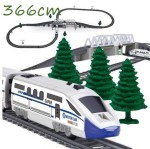 Kolejka nowoczesna elektryczna pociąg z torami 366 cm