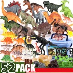 Zestaw figurek dinozaury 52 el z pudełkiem