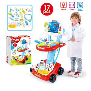 Zestaw lekarz wózek + akcesoria 2 kolory
