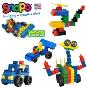 Klocki konstrukcyjne Snapo 3D 300 el. 