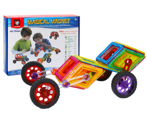 Klocki magnetyczne magical magnet 46 el.
