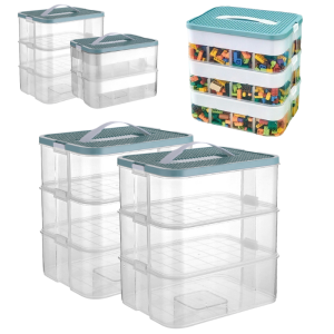Organizer na klocki 3-piętrowy
