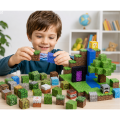 Klocki magnetyczne sześciany kostki 3D pixele XXL 300 elementów